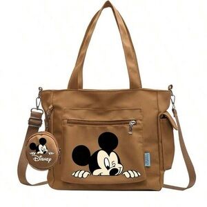 Disney Brown Mickey Mouse Tote Bag